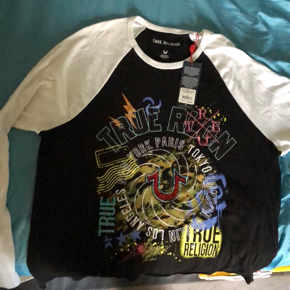 True religion long sleeve shirt.